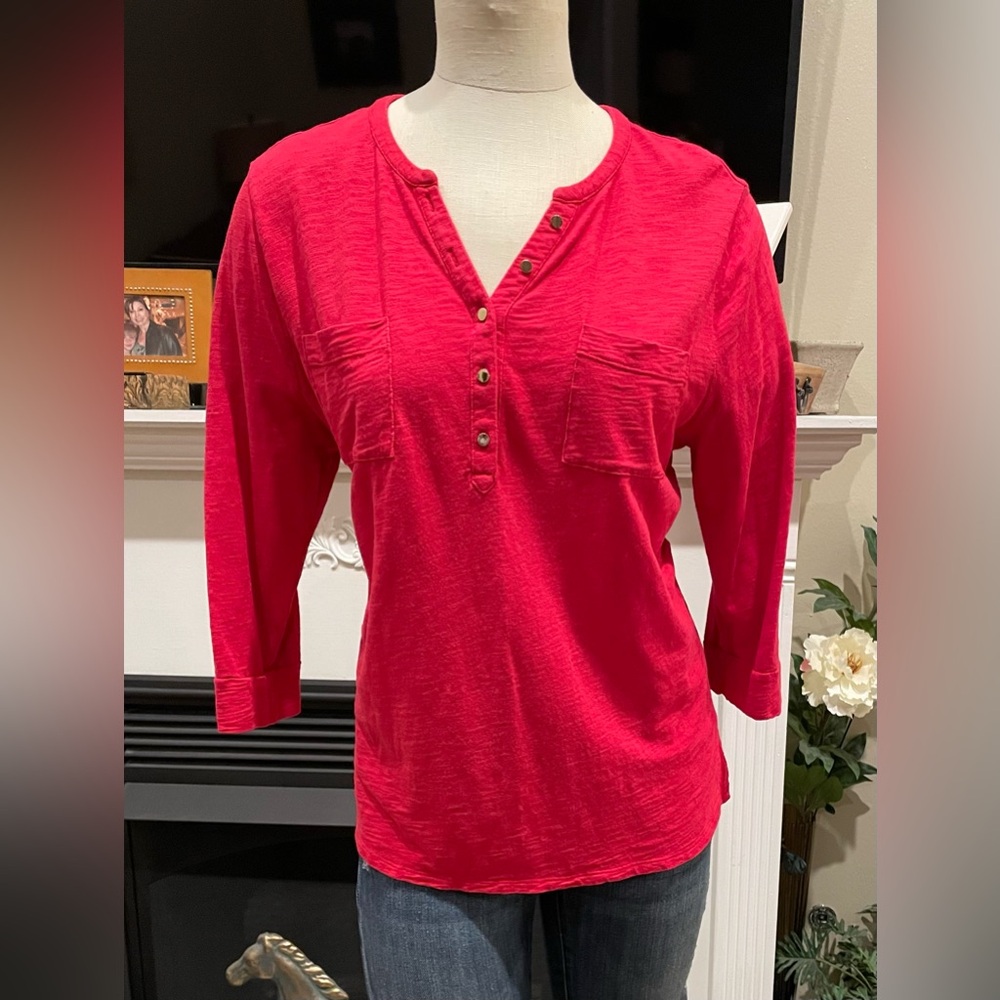 Red Chicos top size L